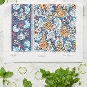 Kunststof nieuwe bloem  textielkunst theedoek (Gevouwen)