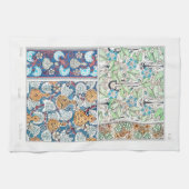 Kunststof nieuwe bloem  textielkunst theedoek (Horizontaal)