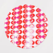 Kunststof pop labels (Design 1)