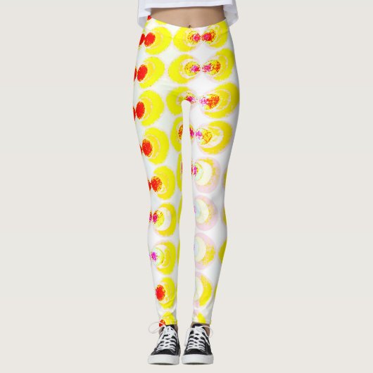 Kunststof pop leggings (Voorkant)