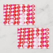 Kunststof pop visitekaartje (Voorkant / Achterkant)