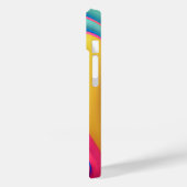 Kunststof regenboog vloeibare vormen Case-Mate iPhone case (Achterkant / Links)