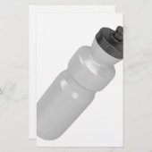 Kunststof sportfles briefpapier (Voorkant / Achterkant)