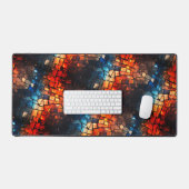 Kunststof stapel van bakstenen bureaumat (Keyboard & Muis)