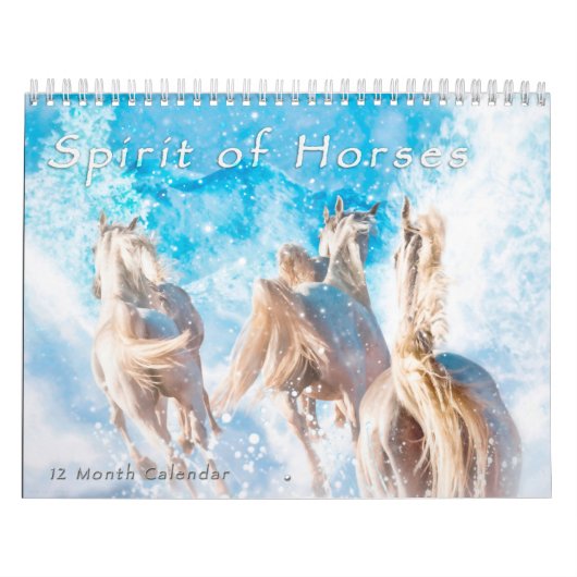 KUNSTSTOF VAN HORSES KALENDER (Hoes)