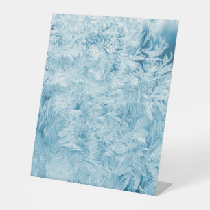 Kunststof voetafdruk 10"X12" Reclamebord Met Voetstuk