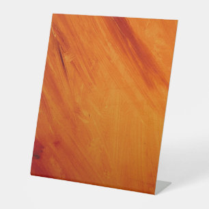 Kunststof voetafdruk 10"X12" Reclamebord Met Voetstuk