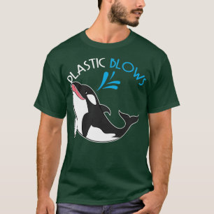 Kunststofblaasjes verhogen het Shirt van walvis