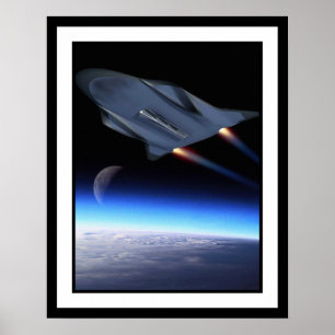 Kunststofconcept luchtmacht Hypersonic Cruise Vehi Poster