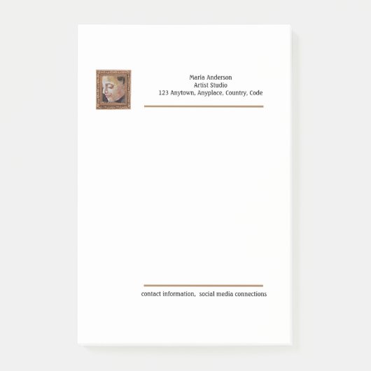 KunstStudio Post-it® Notes (Voorkant)