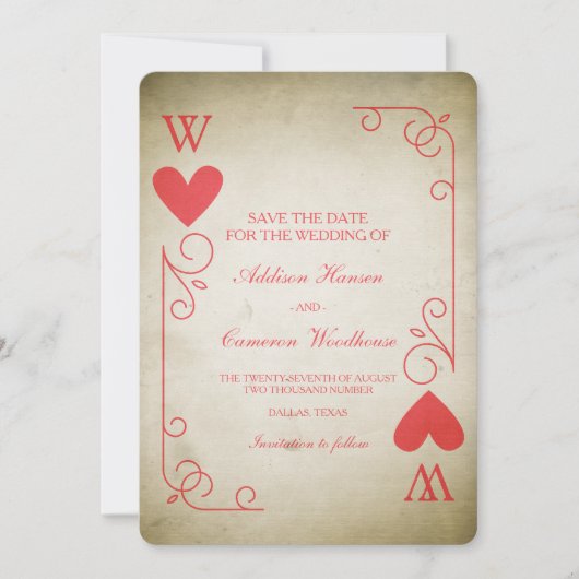  kunststuk Sla de datum op Save The Date (Voorkant)