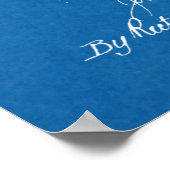 Kunsttekening van de vliegmachine van 1920 poster (Hoek)