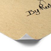 Kunsttekening van de vliegmachine van 1920 poster (Hoek)