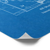 Kunsttekening van het vliegtuig van 1912 poster (Hoek)