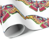 Kunsttekening vlinder cadeaupapier (Rol Hoek)