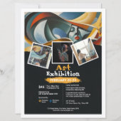 Kunsttentoonstelling Event Flyer Sjabloon (Voorkant)
