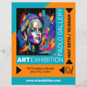 Kunsttentoonstelling Flyer (Voorkant)