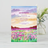 Kunsttentoonstelling Kaart (Staand voorkant)