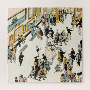 Kunsttentoonstelling, Royal Academy of Arts London Legpuzzel