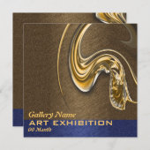 Kunsttentoonstelling show openen kaart (Voorkant / Achterkant)