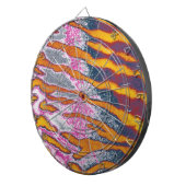 Kunsttijgerbont 2 dartbord (Voorkant Rechts)