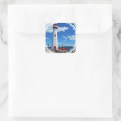 Kunsttuinkers Vierkante Sticker (Tas)