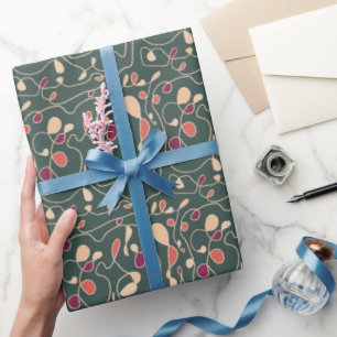 Kunstverlooppapier met één lijnpatroonlijn cadeaupapier