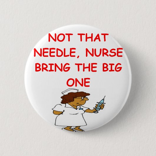 kunstverpleegster ronde button 5,7 cm (Voorkant)