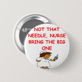 kunstverpleegster ronde button 5,7 cm (Voorkant /achterkant)