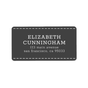 Kunstverschakelaar Modern Eenvoudig Stitch Return- Etiket