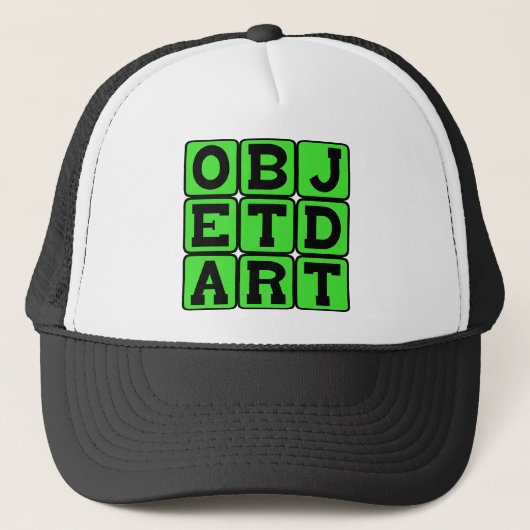 Kunstvoorwerp, Kunstobject Trucker Pet (Voorkant)