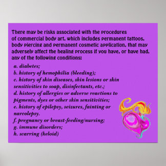 Kunstvoorwerpen in handelszaken vormen een risico  poster