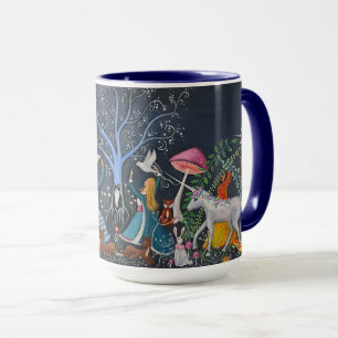 Kunstvrouwen en -Unicorns Mok