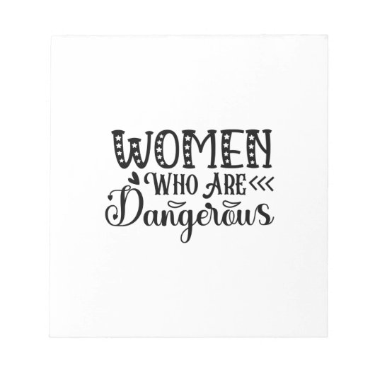 Kunstvrouwen lezen die gevaarlijk zijn notitieblok (Voorkant)