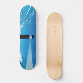 Kunstvuurtoren in het zee skateboard (Voorkant)