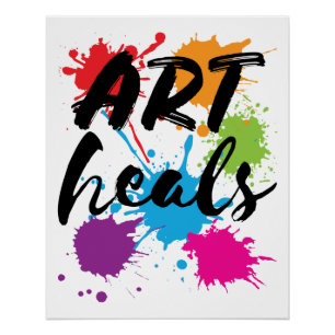 Kunstwarmte Kunsttherapistische therapie Perfect Poster