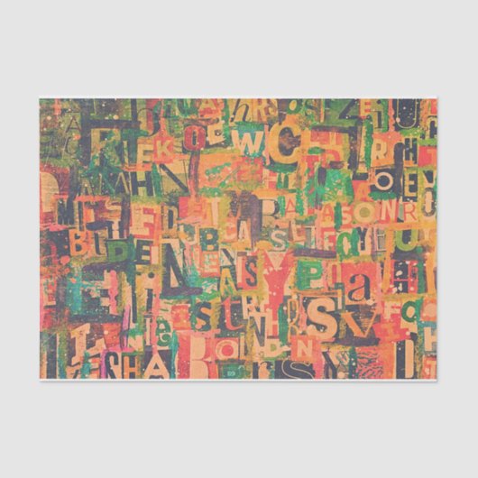 Kunstweefsel voor Collage of ontkoppelpapier Tissuepapier (Voorkant)