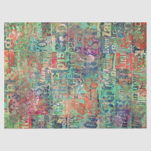 Kunstweefsel voor Collage of ontkoppelpapier Tissuepapier (Voorkant)