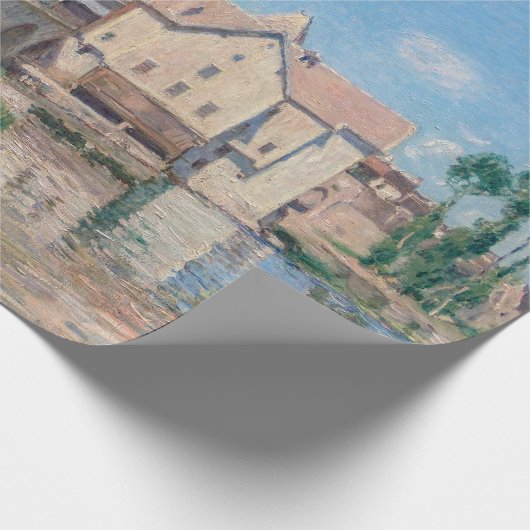 Kunstwerk Alfred Sisley - Le Pont de Moret Cadeaupapier (Hoek)