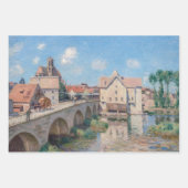 Kunstwerk Alfred Sisley - Le Pont de Moret Inpakpapier Vel (Voorkant 3)