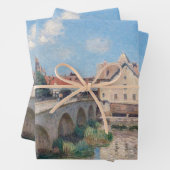 Kunstwerk Alfred Sisley - Le Pont de Moret Inpakpapier Vel (In situ)