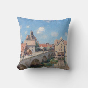 Kunstwerk Alfred Sisley - Le Pont de Moret Kussen