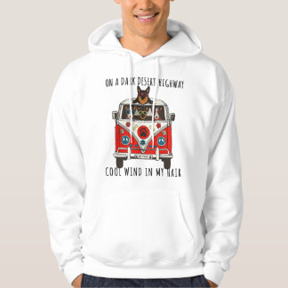 Kunstwerk Australische Veedrijvershond Heeler Schi Hoodie