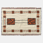 Kunstwerk en kunststijl Briar Roos Patroon Deken (Voorkant)