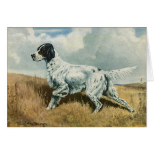  kunstwerk - Engelse Setter Dog,