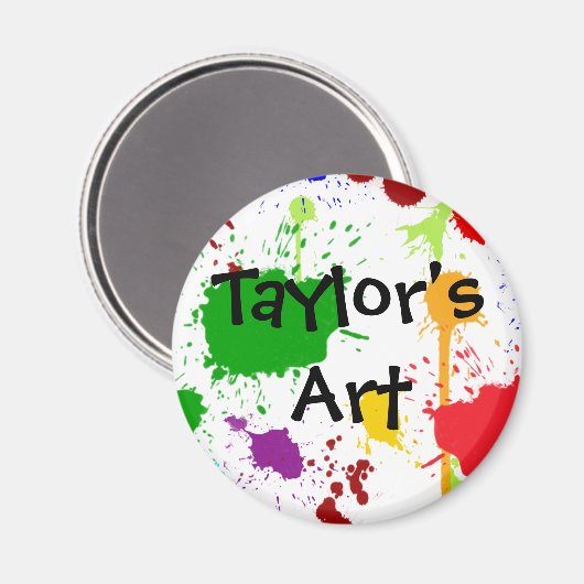 Kunstwerk Gepersonaliseerde Magneet (Voorkant / Achterkant)