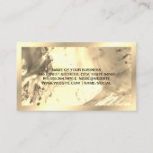 Kunstwerk | Goud Lijst Visitekaartje (Achterkant)