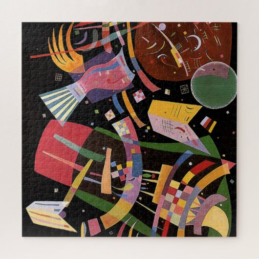 Kunstwerk in Kandinsky, Compositie X, Legpuzzel (Horizontaal)