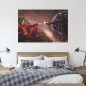 Kunstwerk Joker Premium Wrapped Canvas (gloss) (Insitu (Slaapkamer))
