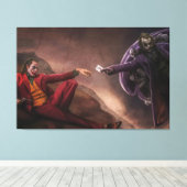 Kunstwerk Joker Premium Wrapped Canvas (gloss) (Insitu (Houten vloer))